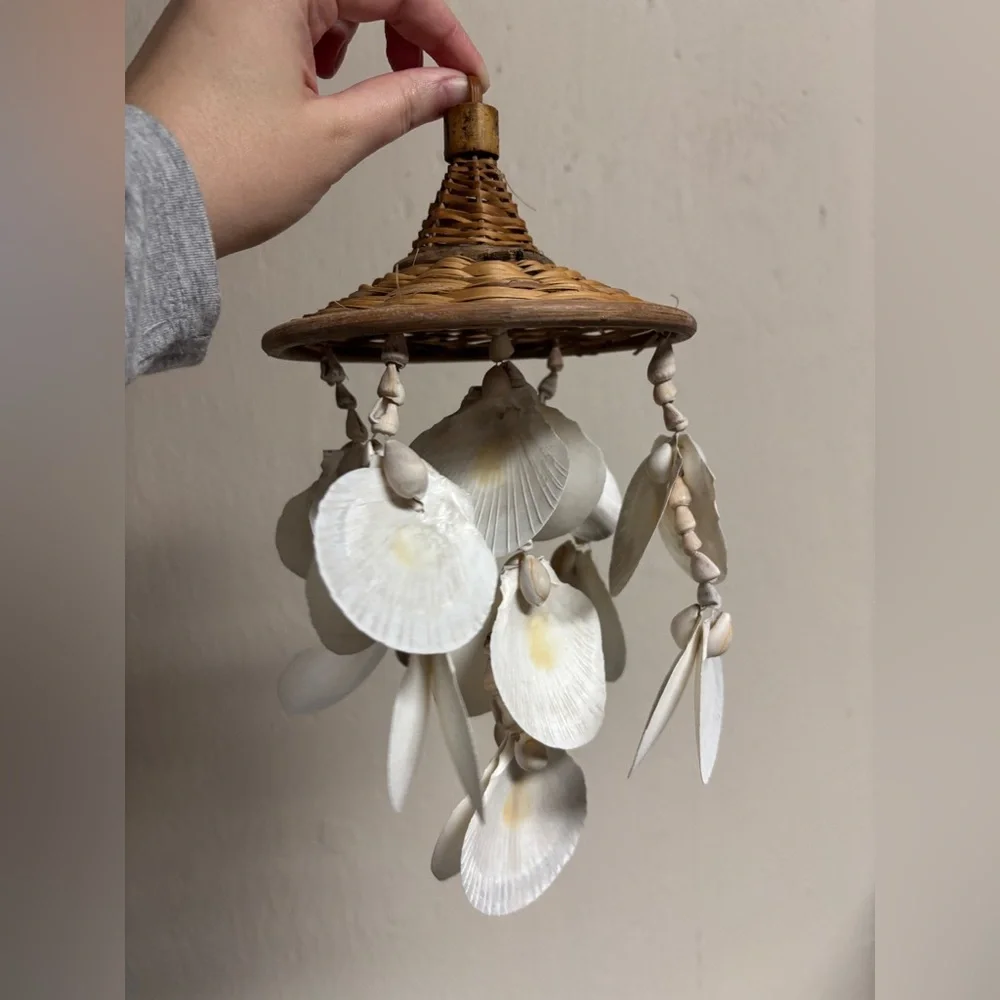 Handcrafted Shell Hanging Wall Accent